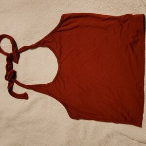 Girl's sun top tie around neck